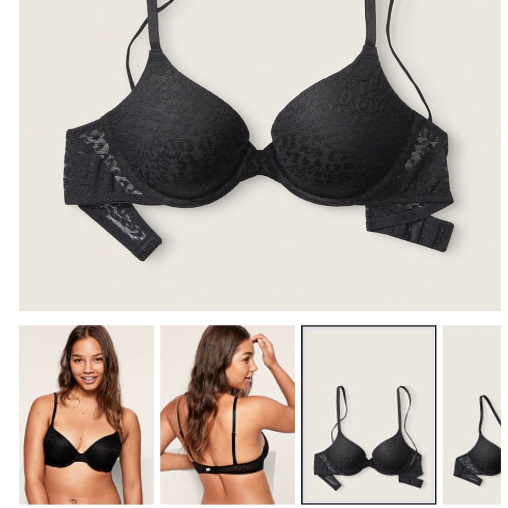 Victoria Secret Bra NWT 34-C Black